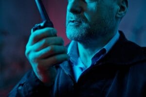 Un agent de securitate 